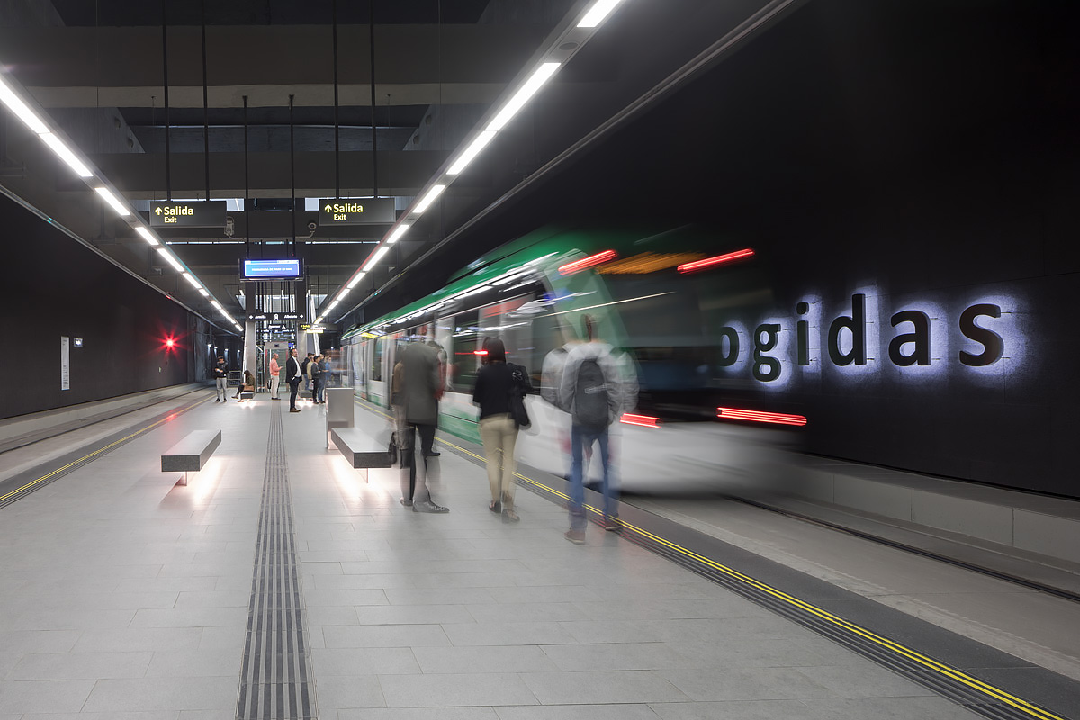 Afluencia de usuarios en la estación de Recogidas.