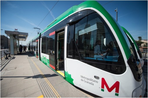 Imagen del metro de Granada.