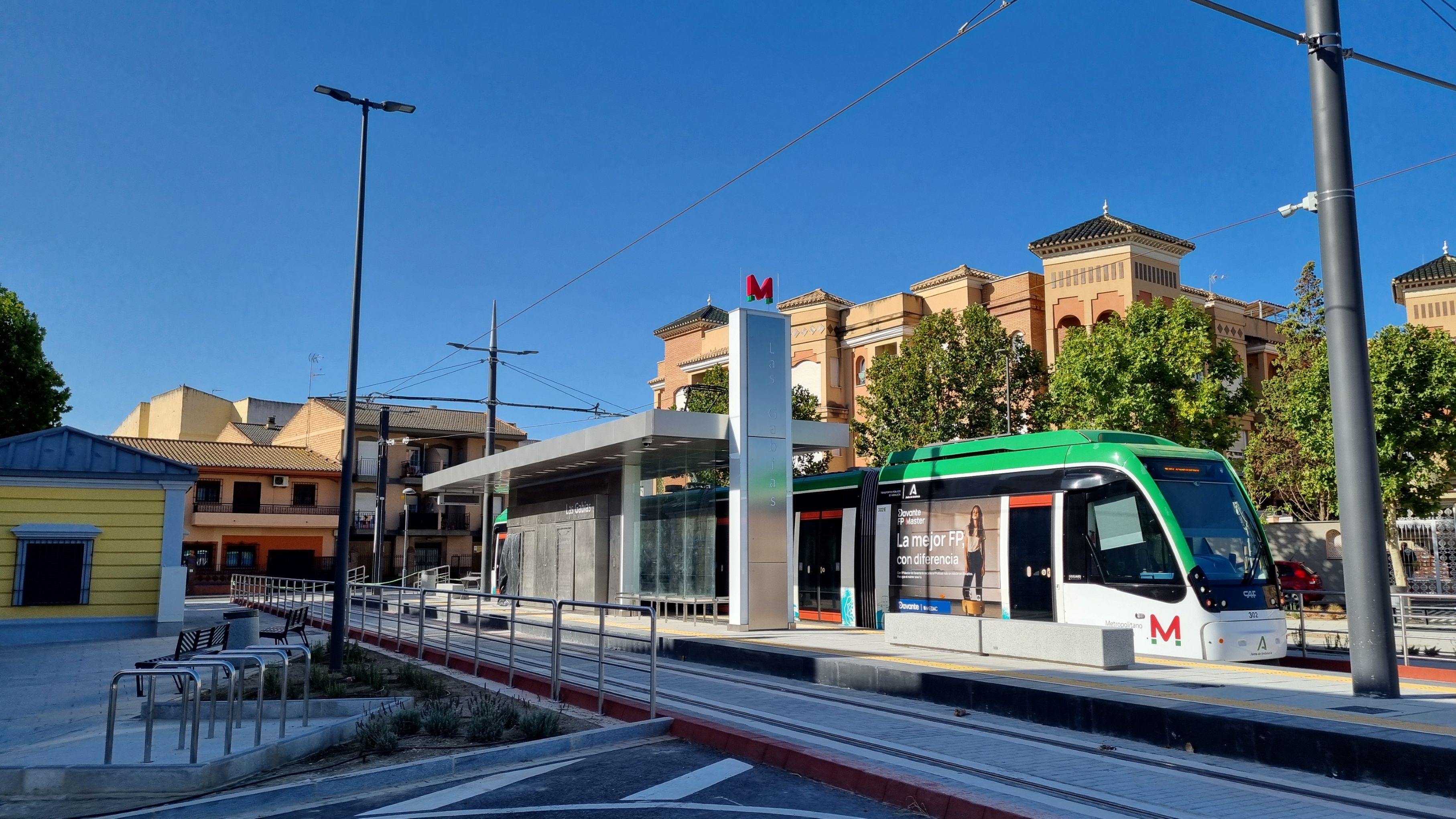 Pruebas trenes prolongación metro de Granada
